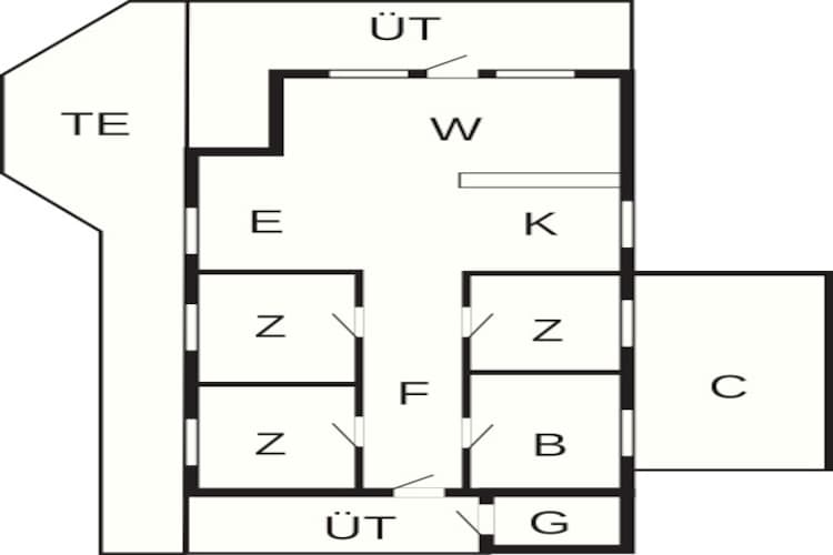 6 persoons vakantie huis in Spøttrup-By Traum-Plattegrond