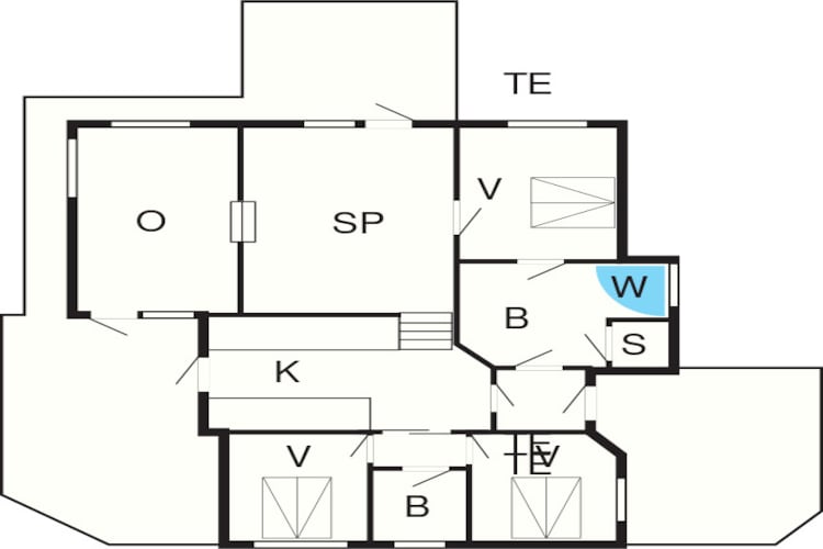 6 persoons vakantie huis in Blokhus-By Traum-Plattegrond