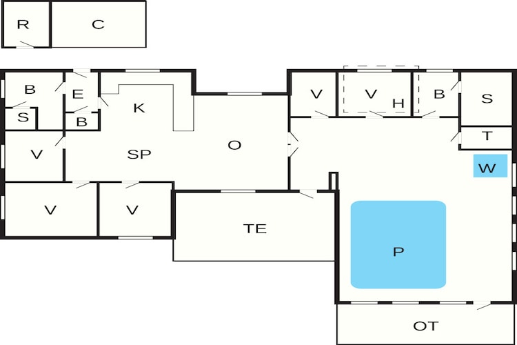 12 persoons vakantie huis in Pandrup-By Traum - Plattegrond