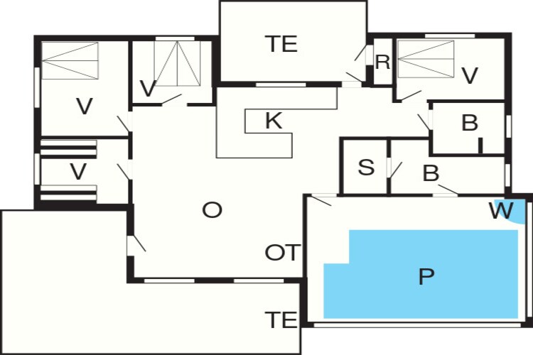 Luxe zwembadvilla retraite -- By Traum Ferienwohnungen-Plattegrond
