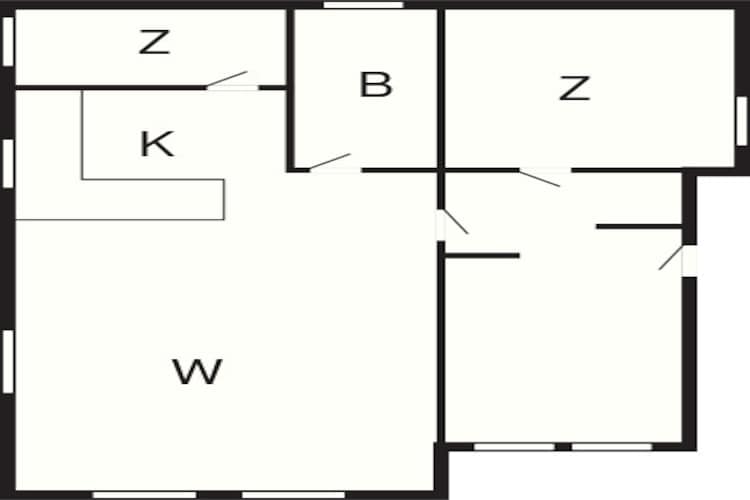 4 person holiday home in Broager-By Traum-Floor plan