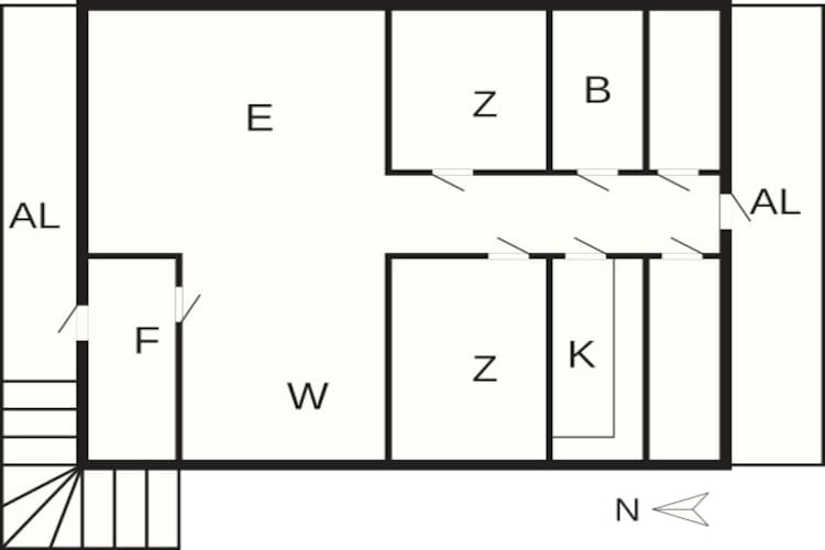 14351 - BYGDEGÅRDEN-Plattegrond