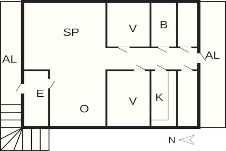 14351 - BYGDEGÅRDEN-Plattegrond