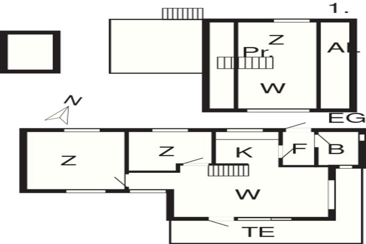 Panoramisch Fjordzicht -- By Traum Ferienwohnungen-Plattegrond