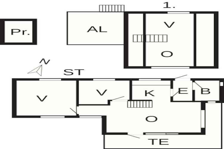 Panoramisch Fjordzicht -- By Traum Ferienwohnungen - Plattegrond