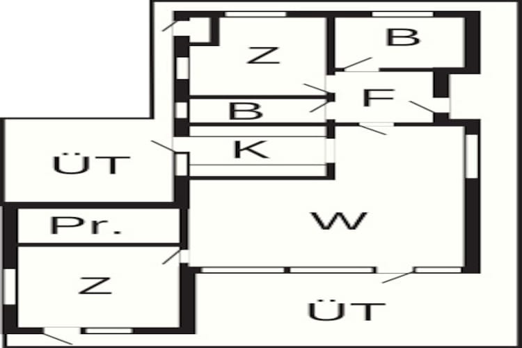 Afgelegen toevlucht aan het water -- By Traum Ferienwohnungen-Plattegrond