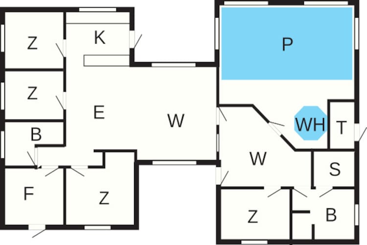 10 persoons vakantie huis in Glesborg-By Traum - Plattegrond