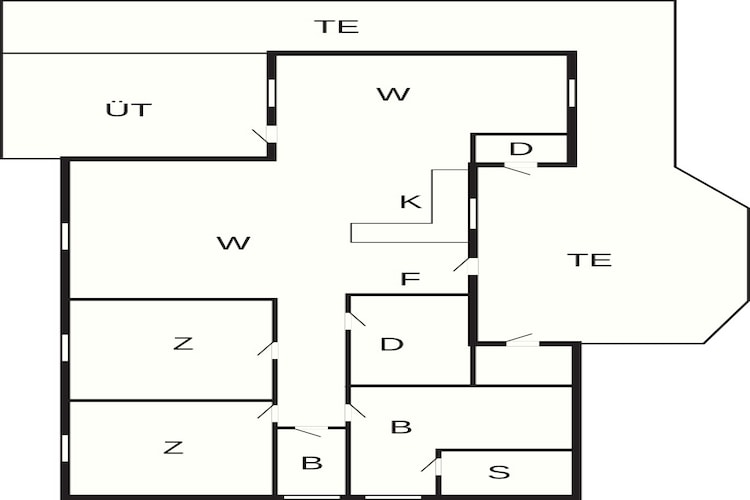 Luxe spa-resort aan zee - Plattegrond