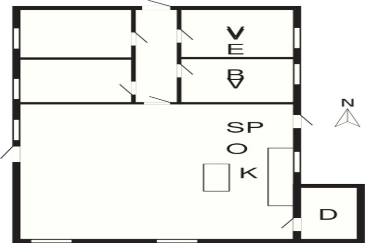 Gezellig toevluchtsoord in Sonderho -- By Traum Ferienwohnungen-Plattegrond