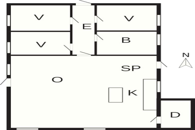 Gezellig toevluchtsoord in Sonderho -- By Traum Ferienwohnungen-Plattegrond
