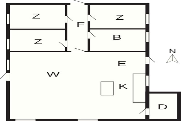 Gezellig toevluchtsoord in Sonderho - Plattegrond