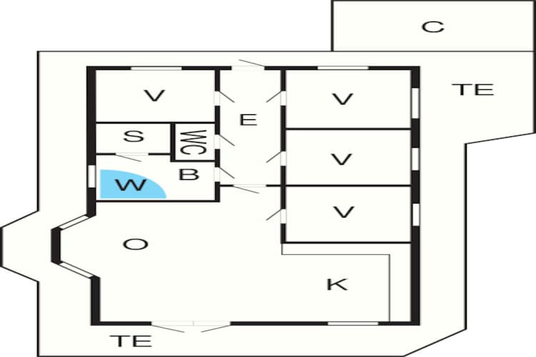 8 persoons vakantie huis in Løkken-By Traum-Plattegrond