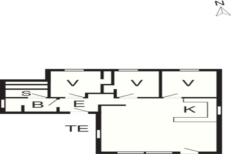 Gezellig strandhuis -- By Traum Ferienwohnungen-Plattegrond