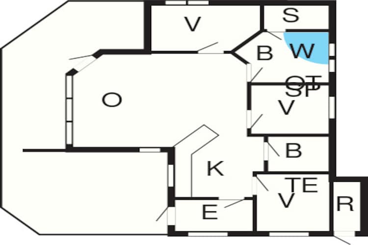 7 person holiday home in Øster Assels-Floor plan