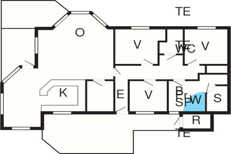 8 persoons vakantie huis in Løkken-By Traum - Plattegrond