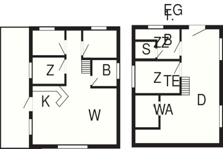 Maison de vacances pour 9 a Utsira-By Traum-Plan d'étage