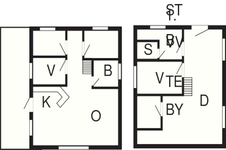 Maison de vacances pour 9 a Utsira-By Traum-Plan d'étage