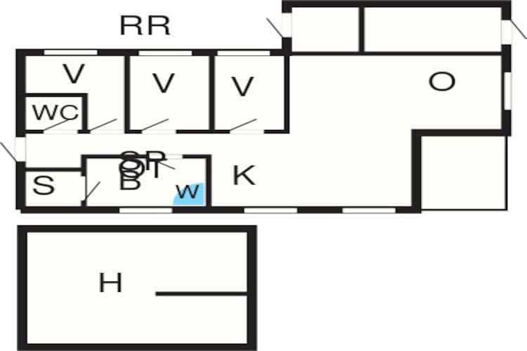 10 Personen Ferienhaus in Dannemare-By Traum-Grundriss