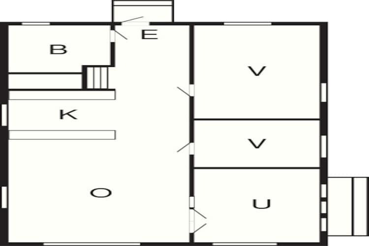 Maison de vacances pour 5 a GLOMMEN-By Traum-Plan d'étage