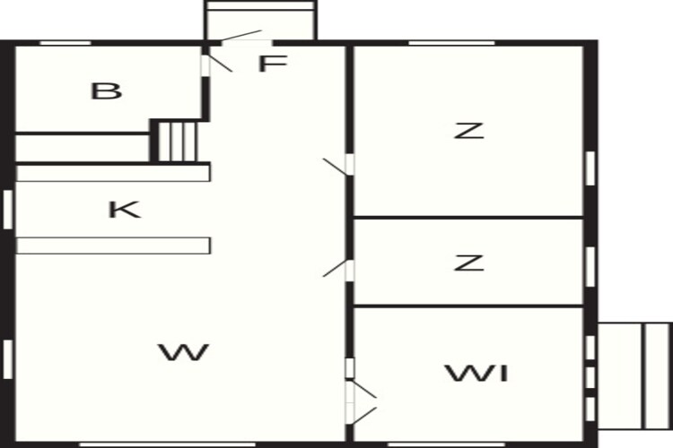 Maison de vacances pour 5 a GLOMMEN-By Traum - Plan