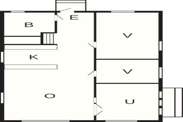 Maison de vacances pour 5 a GLOMMEN-By Traum - Plan