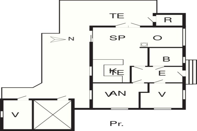 6 persoons vakantie huis in Brovst-By Traum-Plattegrond