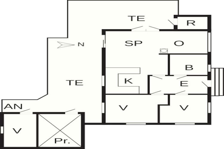 6 persoons vakantie huis in Brovst-By Traum-Plattegrond
