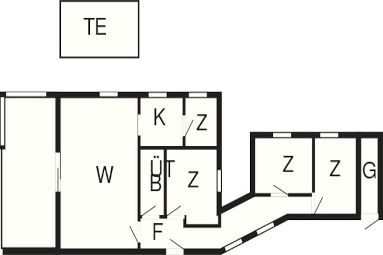 Maison de vacances pour 7 a Struer-By Traum-Plan d'étage