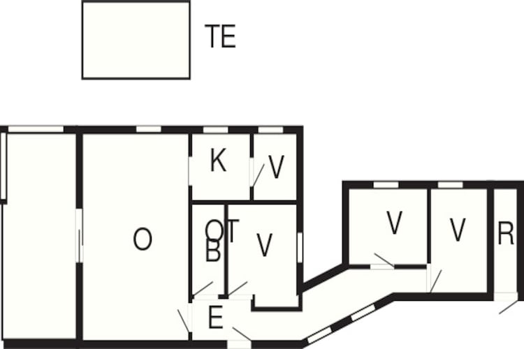 Maison de vacances pour 7 a Struer-By Traum-Plan d'étage