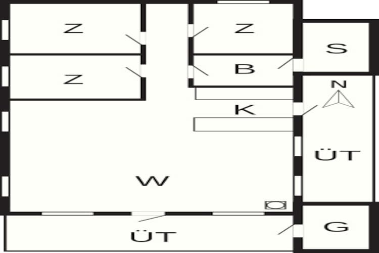 Gezellig Saunahuis met BBQ -- By Traum Ferienwohnungen-Plattegrond