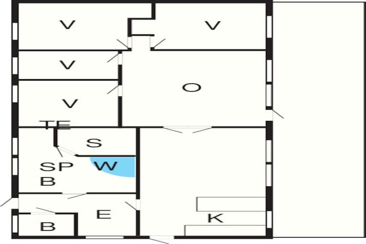8 Personen Ferienhaus in Skanderborg-Grundriss