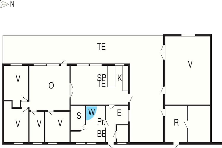 Seeufer-Refugium in Sohojlandet - Grundriss
