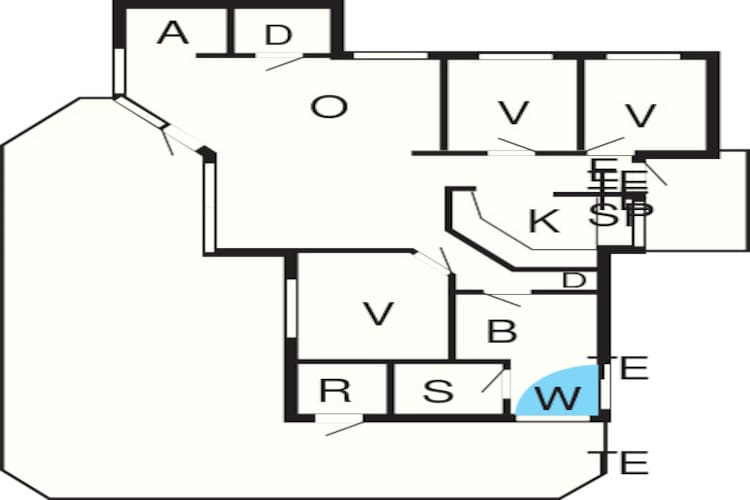 7 person holiday home in Asnæs-By Traum-Floor plan