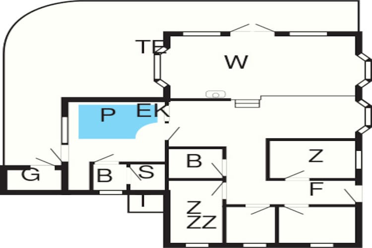 Een gezinsvriendelijke oase met zwembad. - Plattegrond