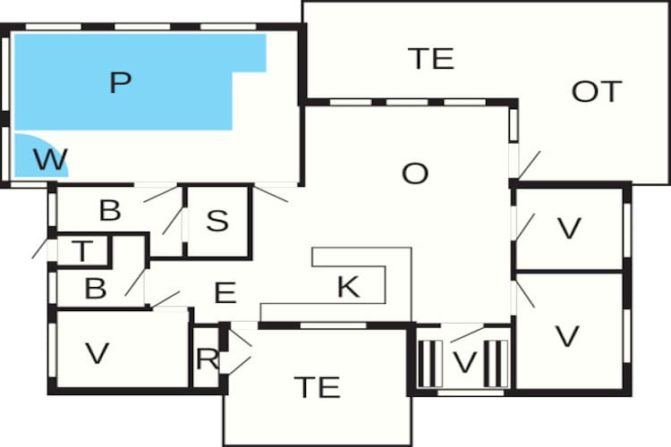 Luxe zwembadhuis -- By Traum Ferienwohnungen-Plattegrond