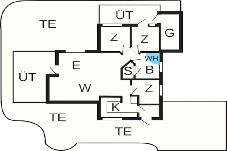 7 persoons vakantie huis in Løgstør-By Traum - Plattegrond