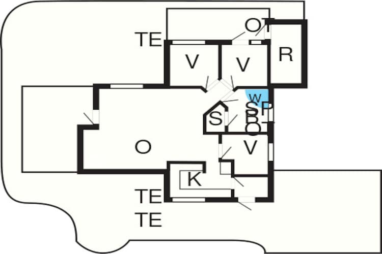 Maison de vacances pour 7 a Løgstør-By Traum - Plan