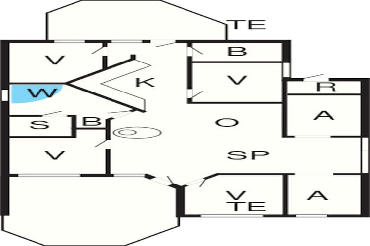 V135 SW-Plattegrond