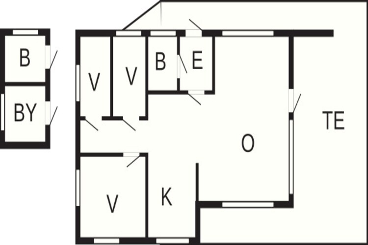 7 persoons vakantie huis in Skjold-By Traum-Plattegrond