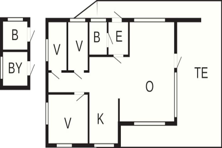 7 persoons vakantie huis in Skjold-By Traum - Plattegrond