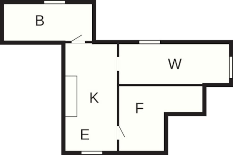 2 person holiday home in Måndalen-By Traum - Floor plan