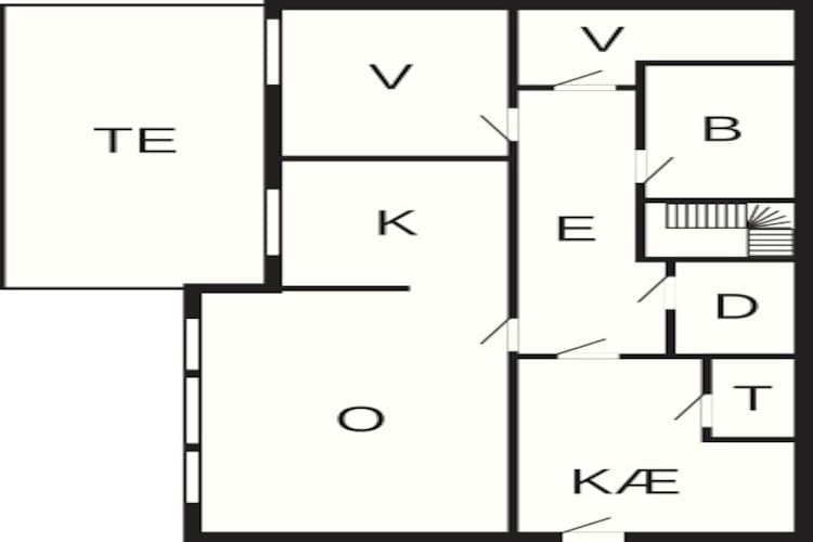 Maison de vacances pour 4 a EGERSUND-By Traum - Plan