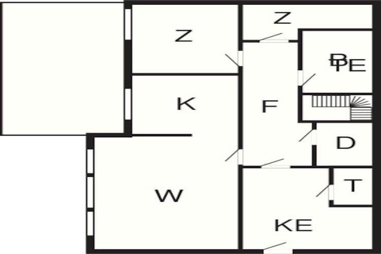 Maison de vacances pour 4 a EGERSUND-By Traum - Plan