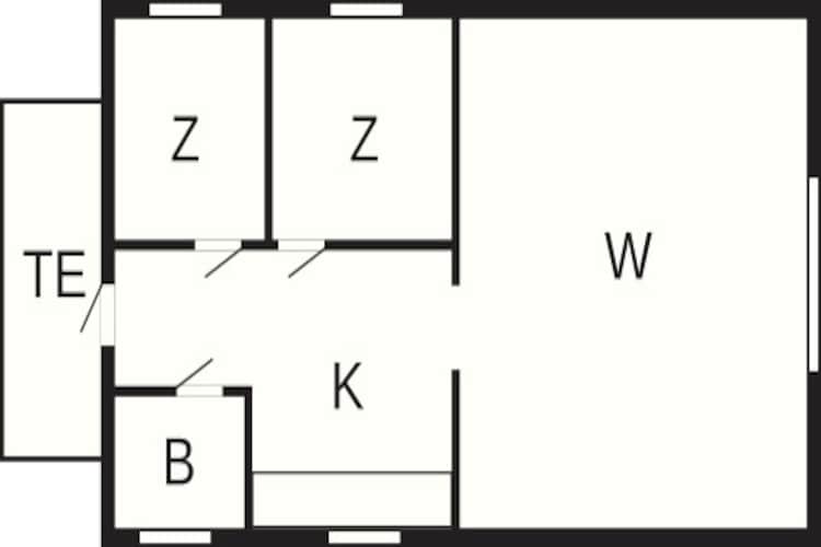 Maison de vacances pour 4 a Eresfjord-By Traum - Plan