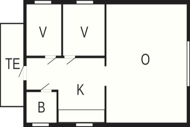 Maison de vacances pour 4 a Eresfjord-By Traum - Plan