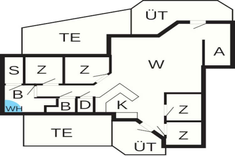 10 persoons vakantie huis in Væggerløse-By Traum - Plattegrond