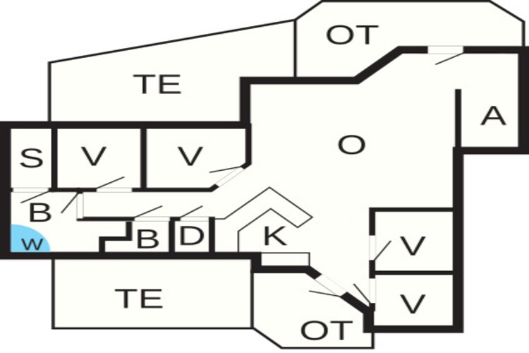 10 persoons vakantie huis in Væggerløse-By Traum - Plattegrond