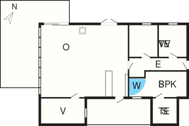6 persoons vakantie huis in Hemmet-Plattegrond