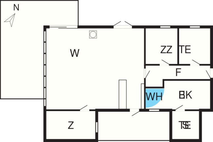 6 persoons vakantie huis in Hemmet-Plattegrond