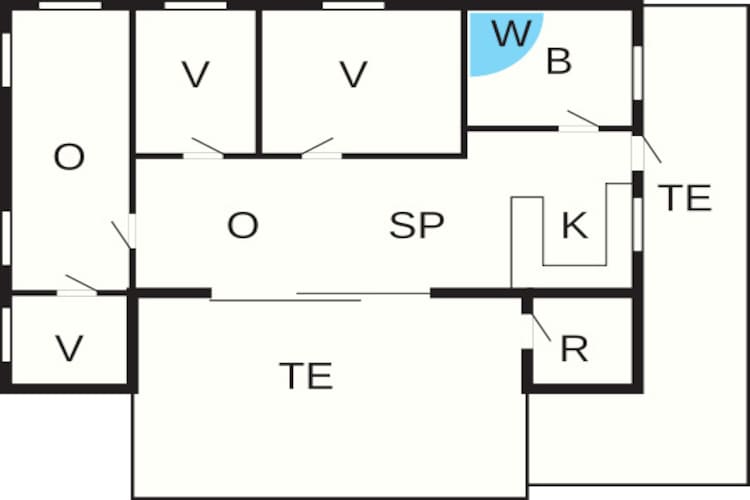 6 persoons vakantie huis in Løkken-By Traum-Plattegrond
